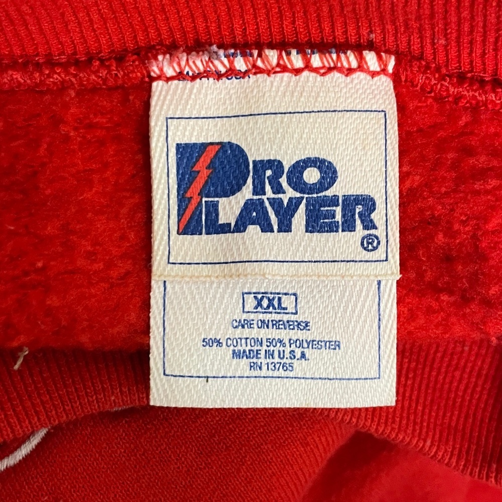 Pro Player Mens Indiana University Hoosiers Y2K Embroidered sweatshirt XXL - Picture 7 of 7